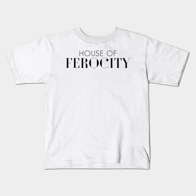 House of Ferocity Kids T-Shirt by giadadee